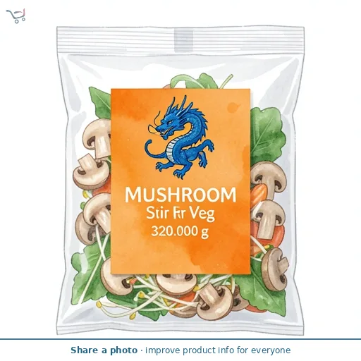 Blue Dragon Mushroom Stir Fry Veg