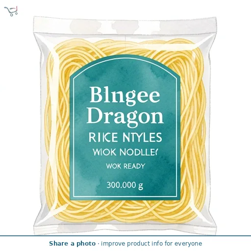 Blue Dragon Singapore Style Rice Noodles Wok Ready