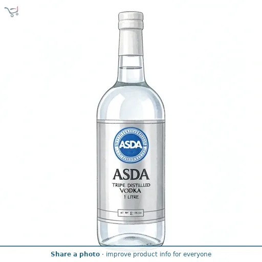 ASDA Triple Distilled Vodka 1 Litre