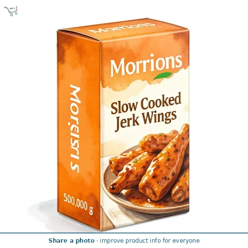 Morrisons British Slow Cooked Jerk Wings 500g