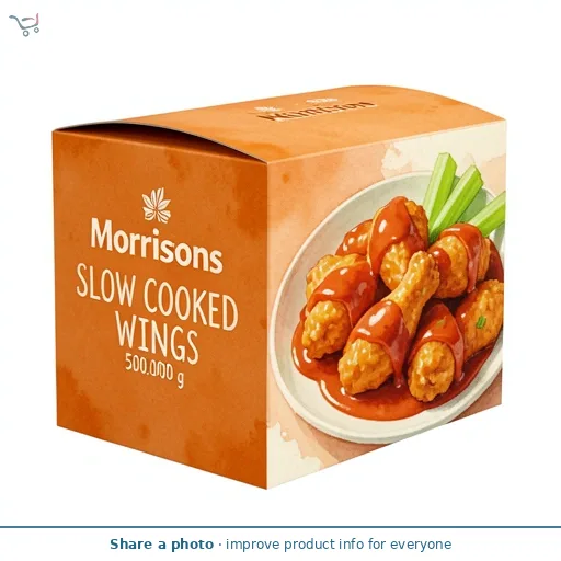 Morrisons British Slow Cooked Buffalo Wings 500g