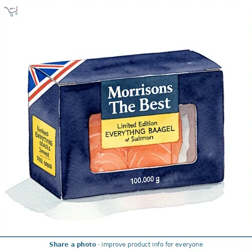 Morrisons The Best Limited Edition Bagel Scottish Smoked Salmon 100g