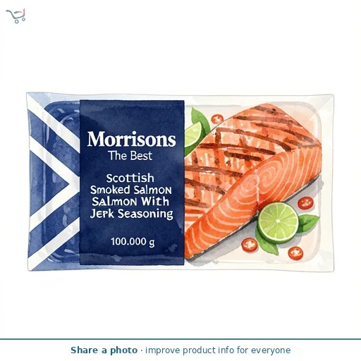 Morrisons The Best Scottish Smoked Salmon With Jerk Seasoning 100g
