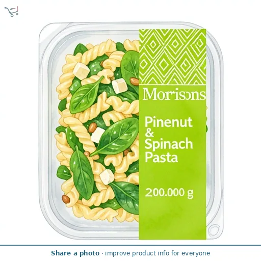 Morrisons Pinenut & Spinach Pasta 200G