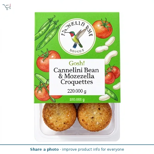 Gosh! Cannellini Bean & Mozzarella Croquettes 220G