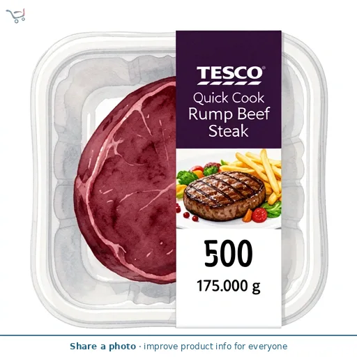 Tesco Quick Cook Rump Beef Steak 175g 