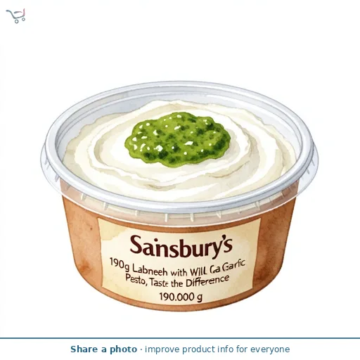 Sainsbury's 190g Labneh with Wild Garlic Pesto, Taste the Difference