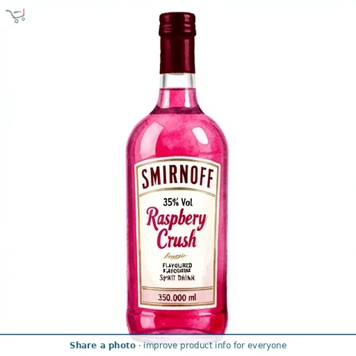 Smirnoff Raspberry Crush Flavoured Spirit Drink 35% vol 35cl