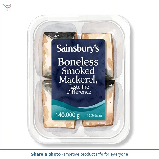 Sainsbury's 140g Boneless Smoked Mackerel, Taste the Difference