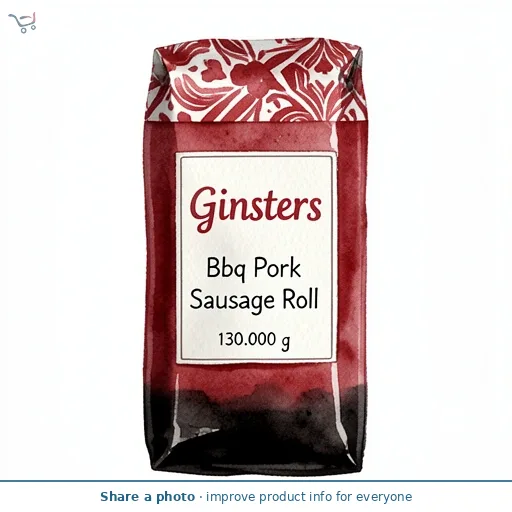 Ginsters Bbq Pork Sausage Roll 130G