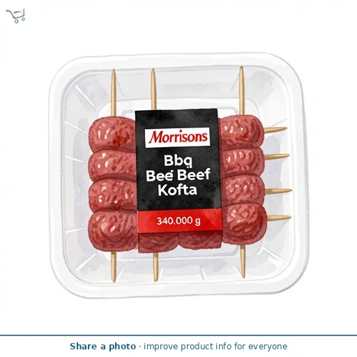 Morrisons British Bbq Beef Kofta 340G