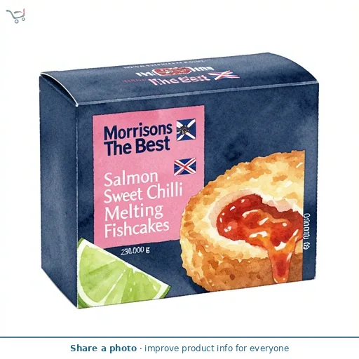 Morrisons The Best Salmon Sweet Chilli Melting Fishcakes 290g