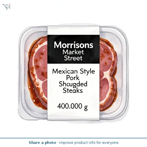 Morrisons British Mexican Style Pork Shoulder Steaks 400g