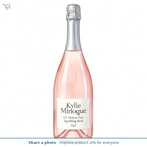 Kylie Minogue Alcohol Free 0% Sparkling Rose Wine 75cl