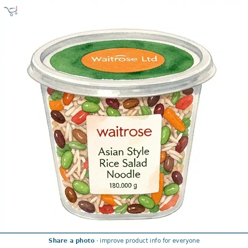 Waitrose Asian Style Rice Salad Noodle