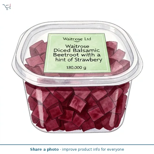 Waitrose Summer Diced Balsamic & Strawberry Beetroot