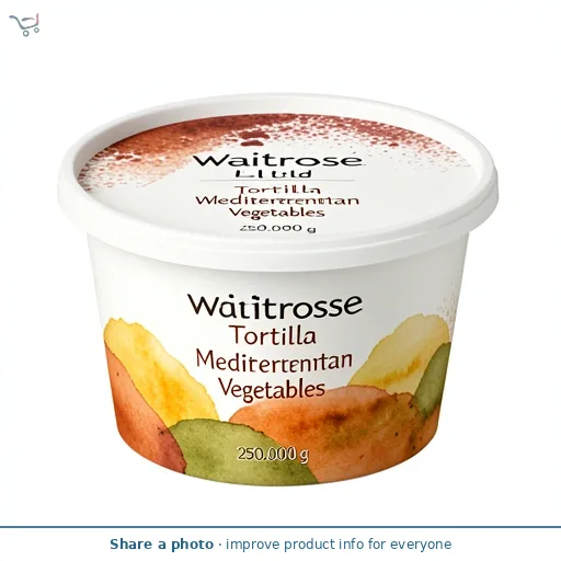 Waitrose Tortilla With Mediterranean Vegetables