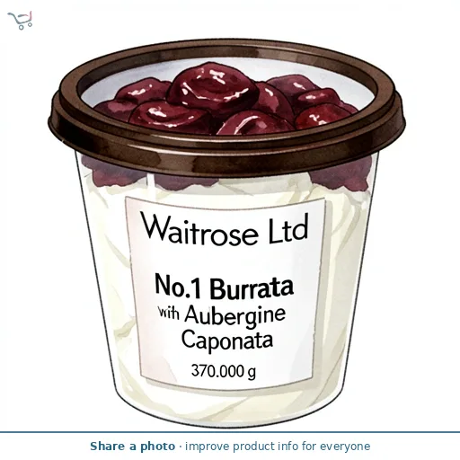 No.1 Burrata with Aubergine Caponata
