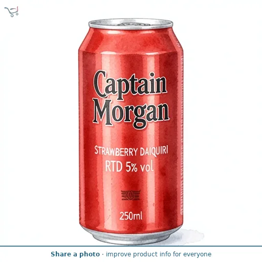 Captain Morgan Strawberry Daiquiri RTD 5% vol 250ml