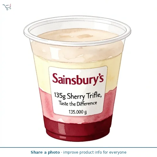 Sainsbury's 135g Sherry Trifle, Taste the Difference