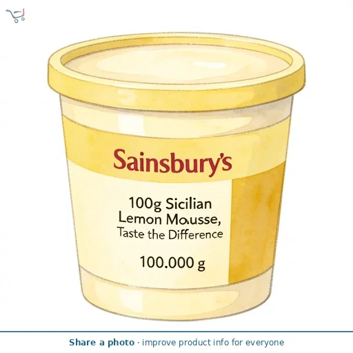 Sainsbury's Taste the Difference Sicilian Lemon Mousse 100g