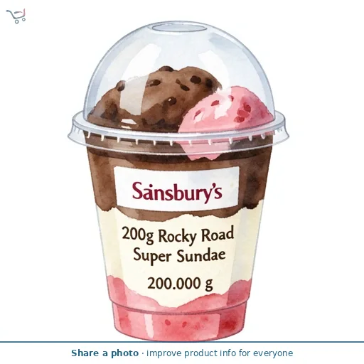 Sainsbury's Loaded 200g Rocky Road Super Sundae