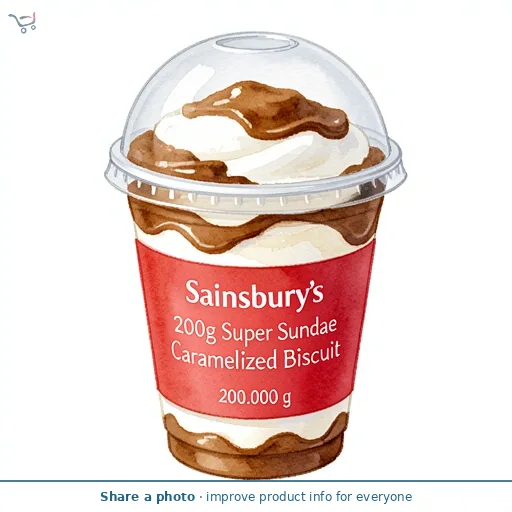 Sainsbury's Loaded 200g Super Sundae Caramelised Biscuit