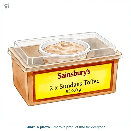 Stamford Street Co. 2 x 95g Toffee Sundaes