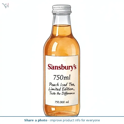 Sainsbury's 750ml Peach Iced Tea, Taste the Difference, Limited Edition
