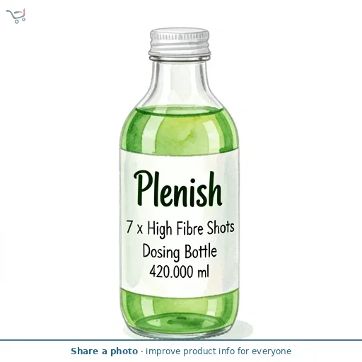 Plenish 7 x Shots High Fibre Shots Dosing Bottle 420ml