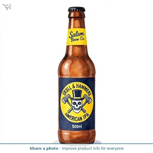 Salem Brew Co. Skull & Hammers American IPA 500ml