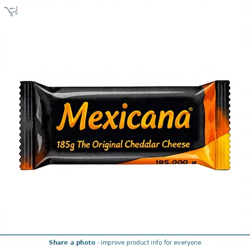 Mexicana The Original Spicy Cheddar Cheese Bar 185g