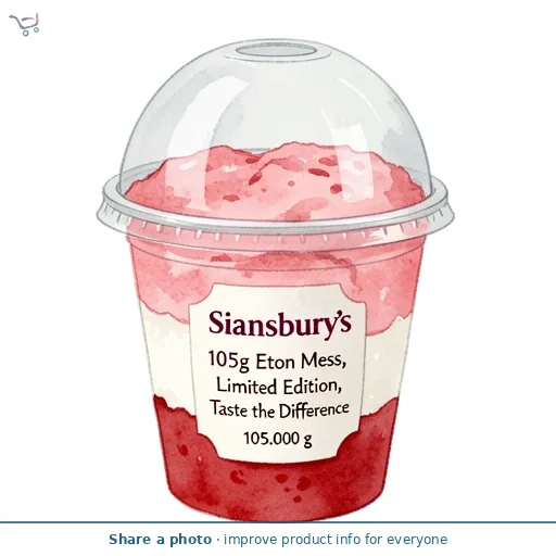 Sainsbury's 105g Eton Mess, Taste the Difference, Limited Edition