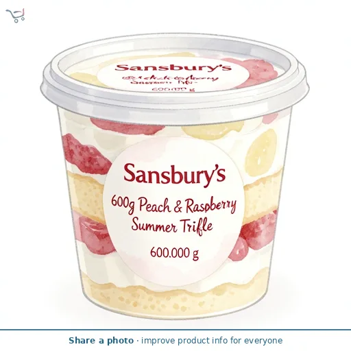 Sainsbury's 600g Peach & Raspberry Summer Trifle