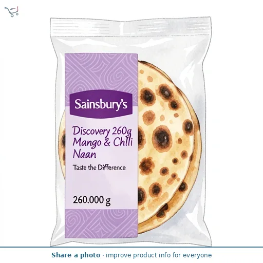 Sainsbury's Taste the Difference 2 Mango & Chilli Naans