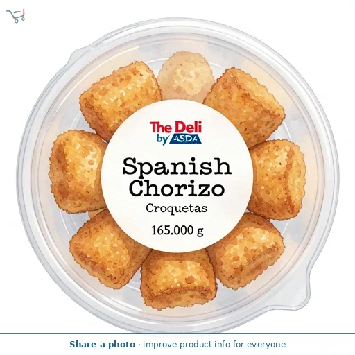 The Deli by ASDA Spanish Chorizo Croquetas 165g