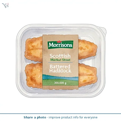 Morrisons Scottish Market Street Battered Haddock 