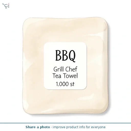 BBQ Grill Chef Tea Towel