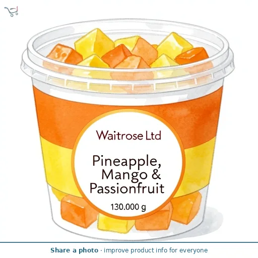 Waitrose Pineapple, Mango & Passionfruit