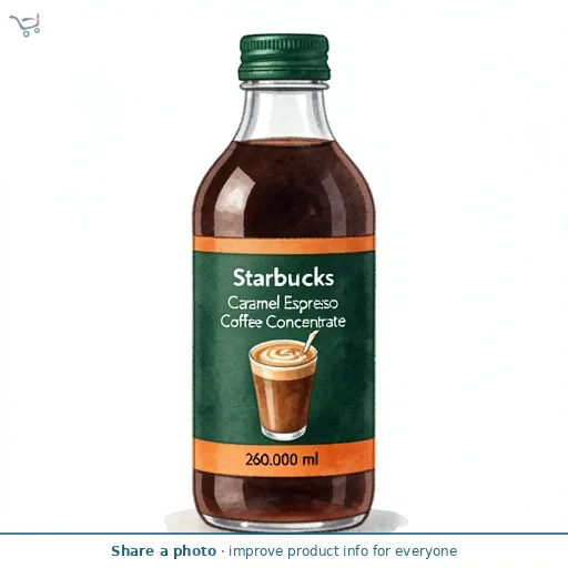 Starbucks Iced Coffee Signature Caramel Flavour Concentrate 260ml