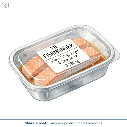 Salmon in Soy, Ginger & Lime Sauce