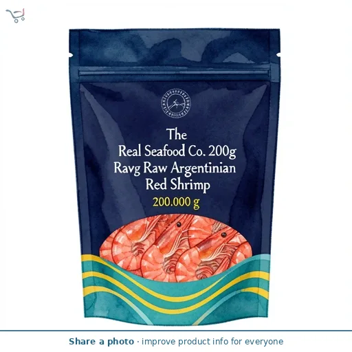The Real Seafood Co. 200g Raw Argentinian Red Shrimp