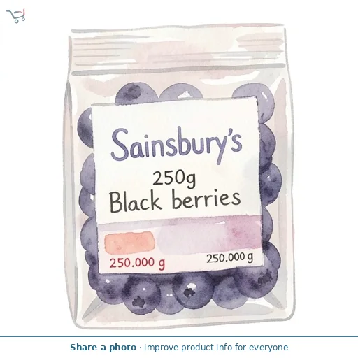 Sainsbury's 250g Blackberries
