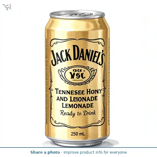 Jack Daniel's Tennessee Honey and Lemonade Ready to Drink 250 mL