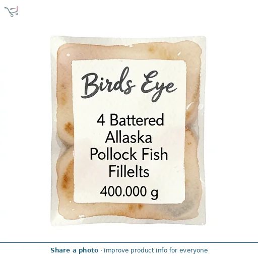 Birds Eye 4 Battered Alaska Pollock Fish Fillets