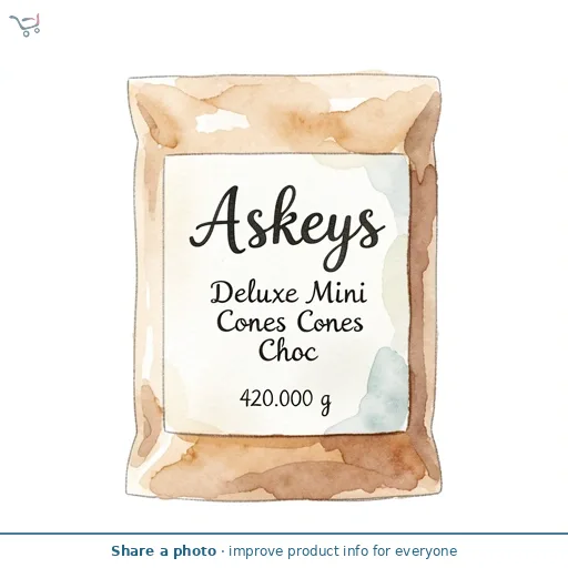 Askeys Deluxe Mini Cones Choc 6X70 G
