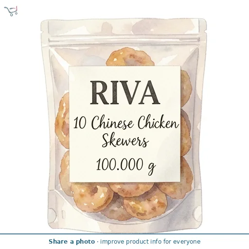 Riva 10 Chinese Chicken Skewers 100g