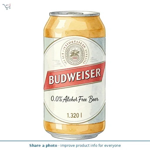 Bud weiser Zero 0% Beer Bottles