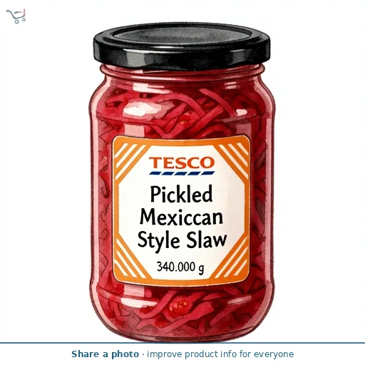 Tesco Pickled Mexican Style Slaw 340g