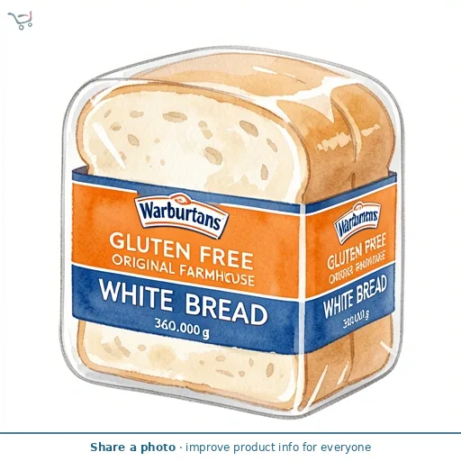 Warburtons Gluten Free Original Farmhouse White Bread 360g
